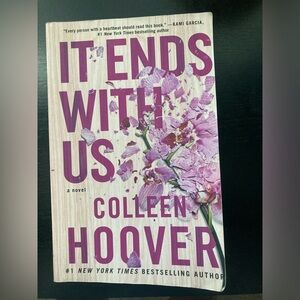 It End With Us By Colleen Hoover Paper Back,
Novel, Fiction, Romance